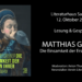 Literaturhaus | Matthias Gruber | Die Einsamkeit der Ersten ihrer Art