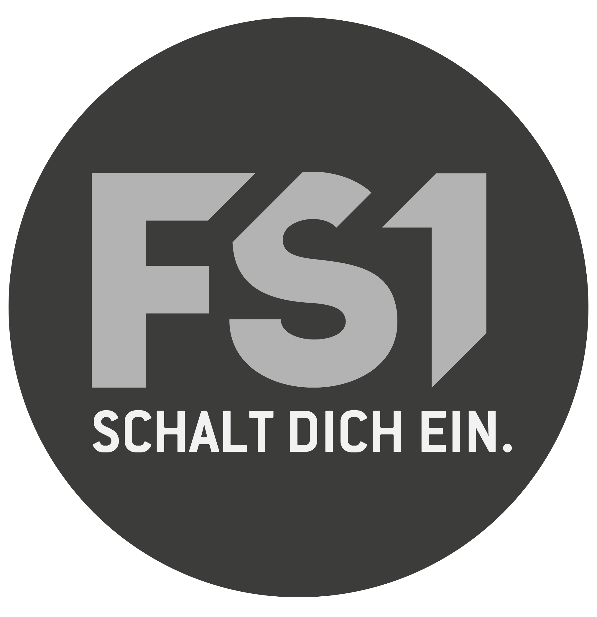 FS1 Logo RGB Claim Graustufen Transparent