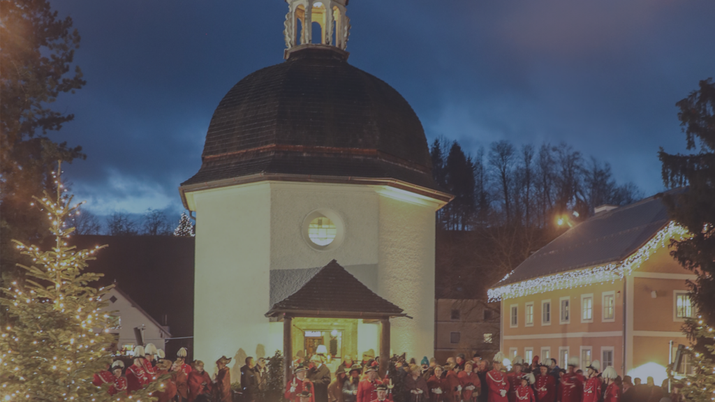 Stille Nacht Kapelle. GEdenkfeier