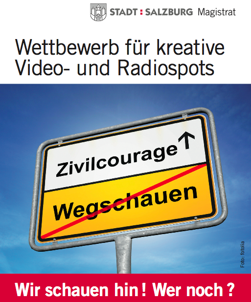 "Salzburg schaut hin" - Videowettbewerb & Konzeptworkshops